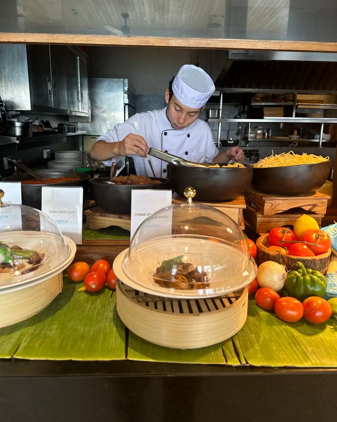 Beautifully prepared food for a special event