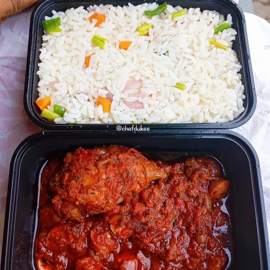 White Rice and Stew