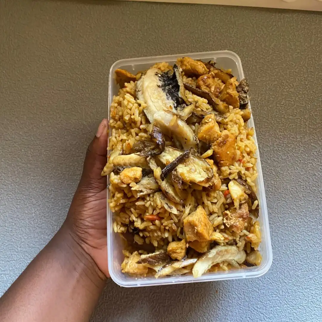 Coconut rice and fish for Friday Standard Plan